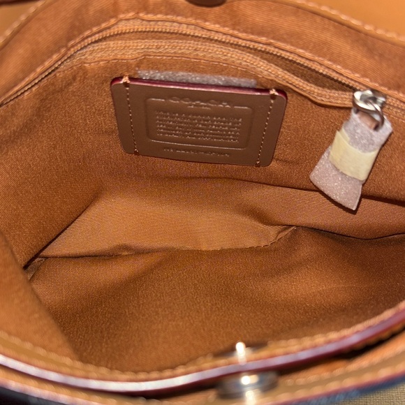 COACH Penelope Shoulder Bag In Black Signature Denim CP104 - Picture 5 of 7